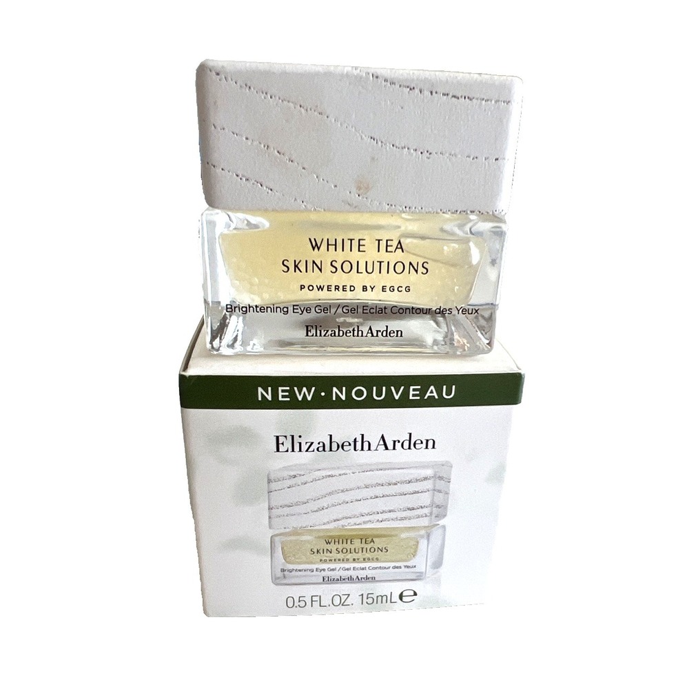 Elizabeth Arden White Tea Skin Solutions Brightening Eye Gel 0.5 oz. New in‎ Box